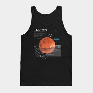 Mars - Planet Infographic Tank Top